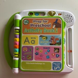 LeapFrog Prep for Preschool Activity Book - Green and White